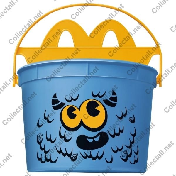 Blue Halloween Boo Bucket