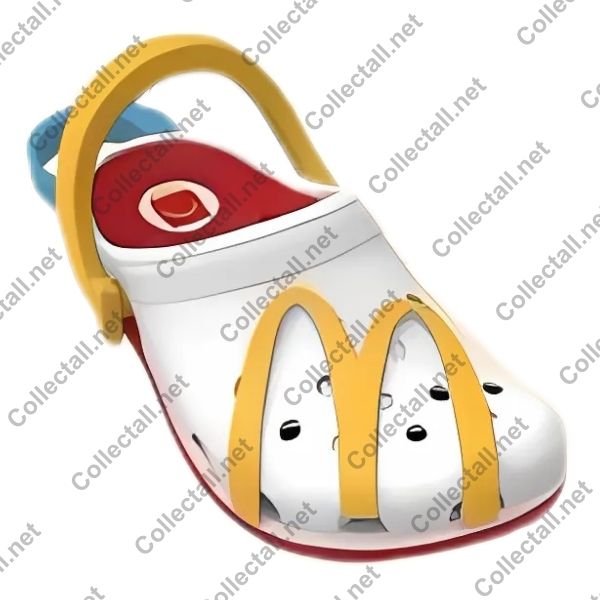 Golden Arches White Crocs Toy