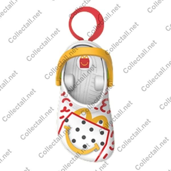 Scribbles Happy Meal Smile Red & White Crocs Toy