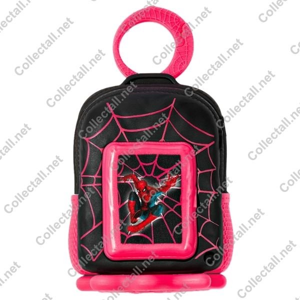 Black & Pink Spider-Man Backpack