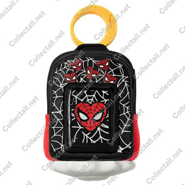 Black Spider-Man Heart Backpack