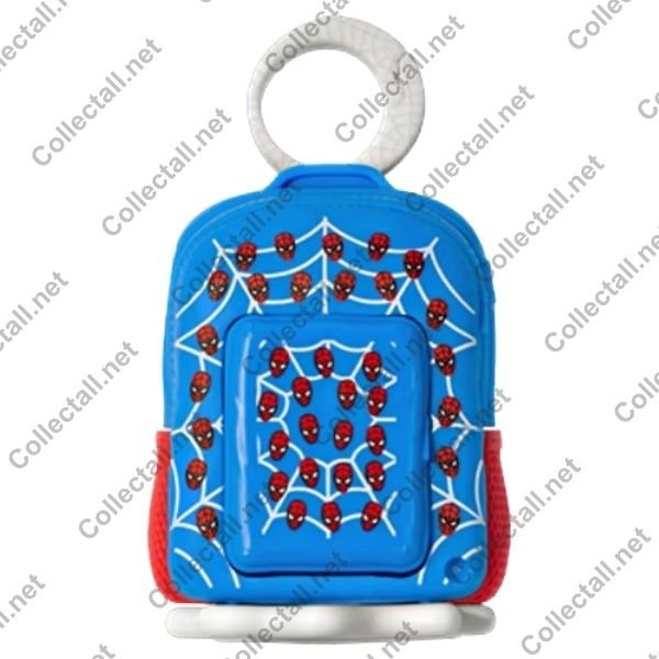 Blue Spider-Man Pattern Backpack