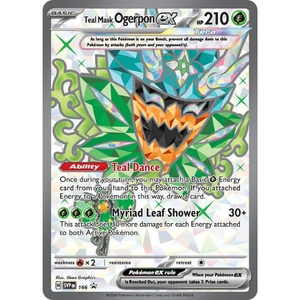 Teal Mask Ogerpon ex (166)